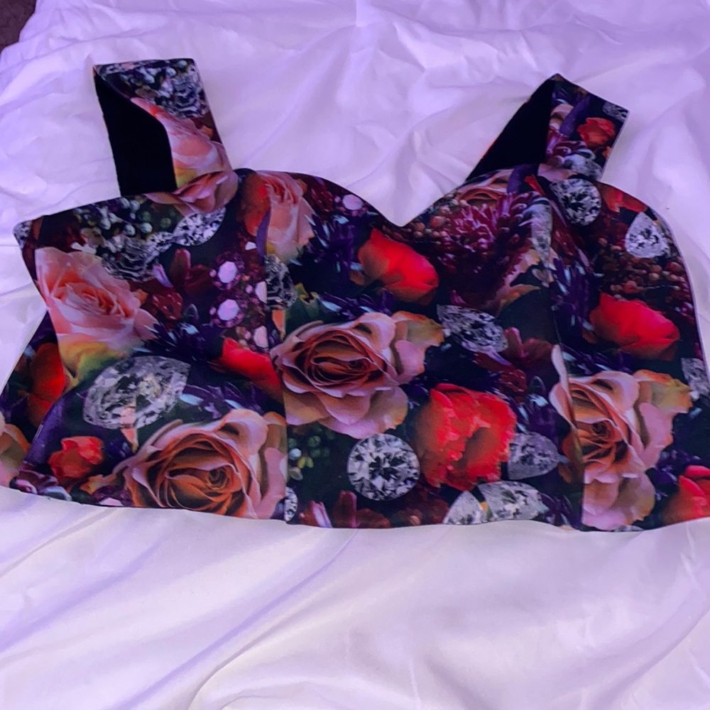 Asos Floral Half Top